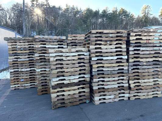 48×40 4 way grade B pallets